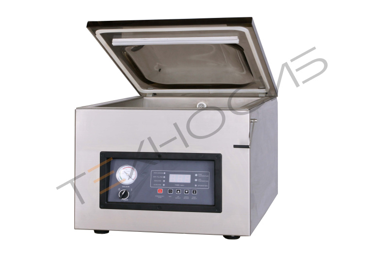 Настольный вакуумный упаковщик DZQ-400/T (нерж., газ) Техно-Сиб - Купить с доставкой по всей России