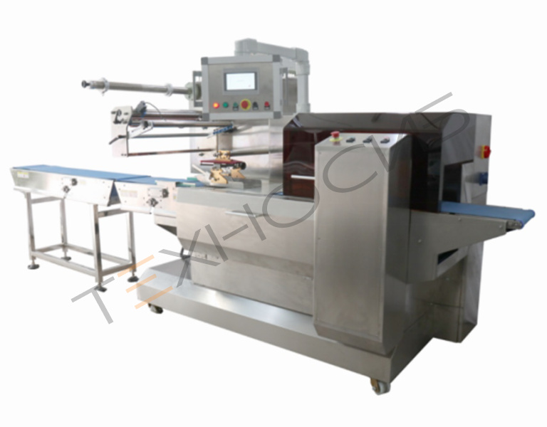Автоматическая горизонтальная упаковочная машина с губками сопровождения DXDZ-520W Техно-Сиб - Купить с доставкой по всей России