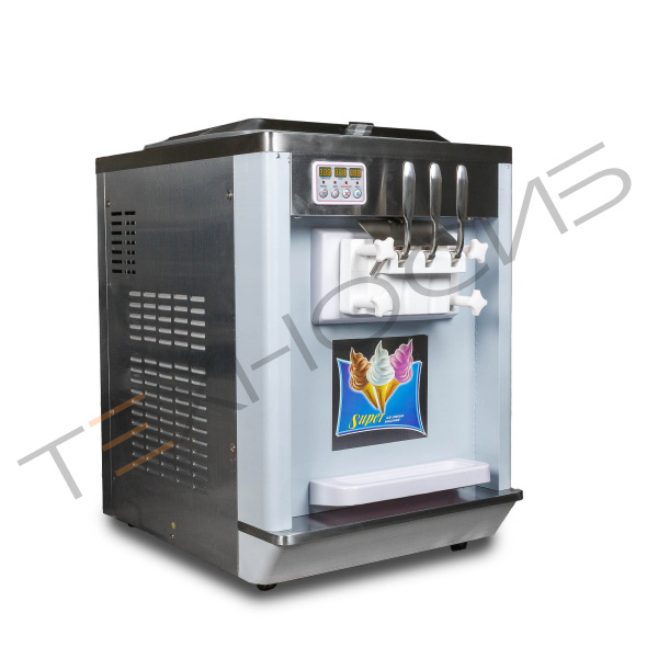 Фризер для мягкого мороженого HIM-03 с функцией ночного хранения и помпой (3 рожка) Техно-Сиб - Купить с доставкой по всей России 3