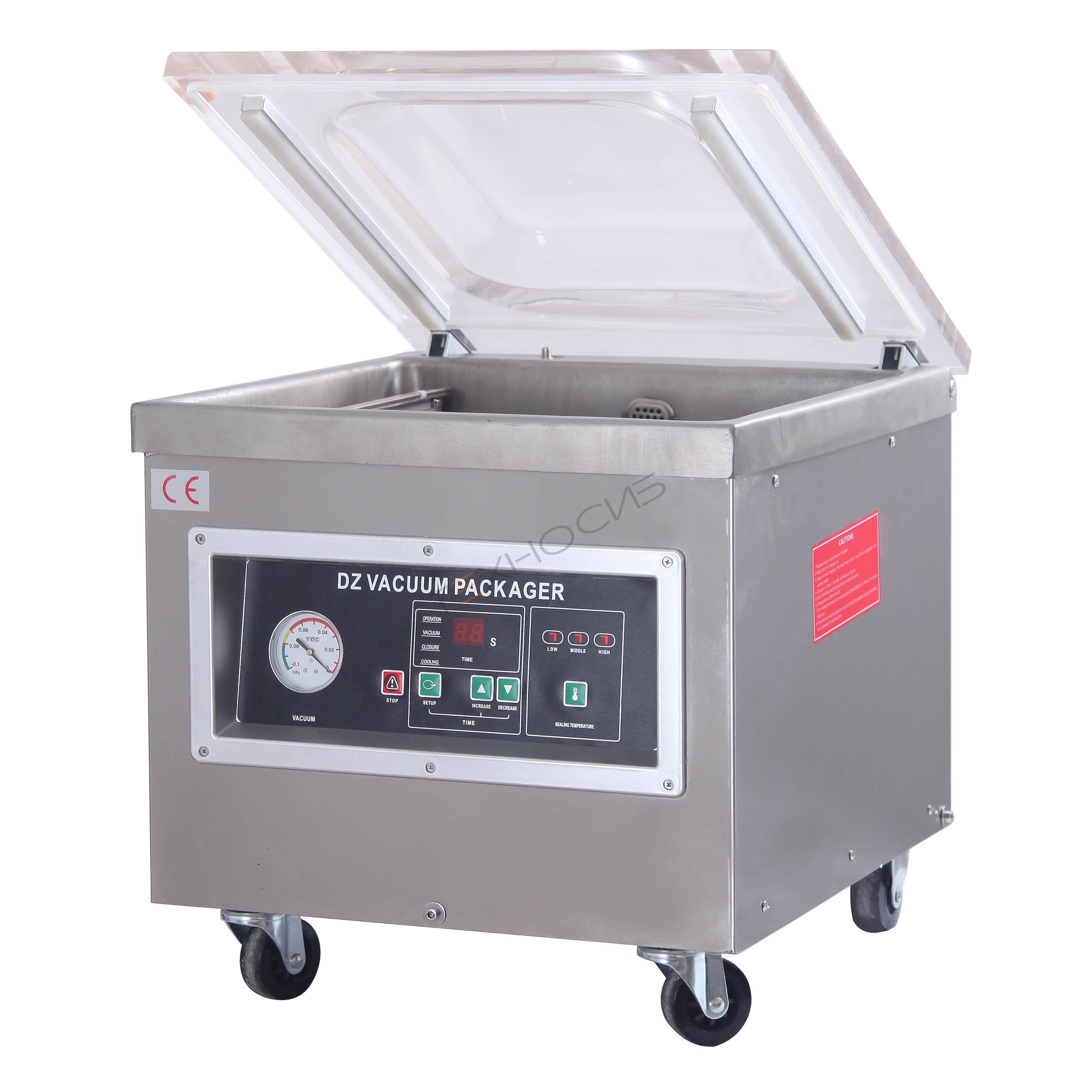 Настольный вакуумный упаковщик DZQ-400/2T (нерж., обрезка) Техно-Сиб - Купить с доставкой по всей России