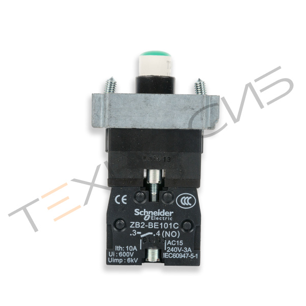 Кнопка с подсветкой (контактная группа, НР, зеленая) (панель управления BSF-5640LG) Техно-Сиб - Купить с доставкой по всей России 