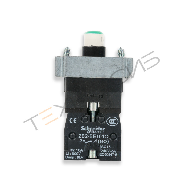 Кнопка с подсветкой (контактная группа, НР, зеленая) (панель управления BSF-5640LG) Техно-Сиб - Купить с доставкой по всей России