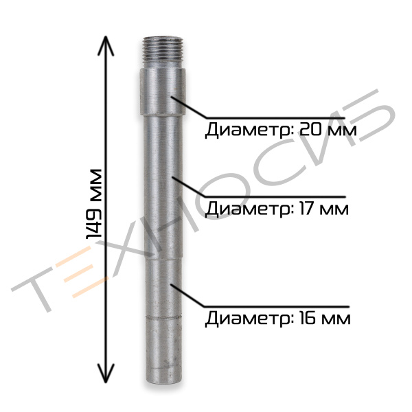 Вал фаршередуктора для JGL (4-12) Техно-Сиб - Купить с доставкой по всей России 7