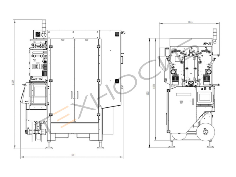 Автоматическая машина для упаковки овощей и фруктов в сетку WD-35 Техно-Сиб - Купить с доставкой по всей России 10