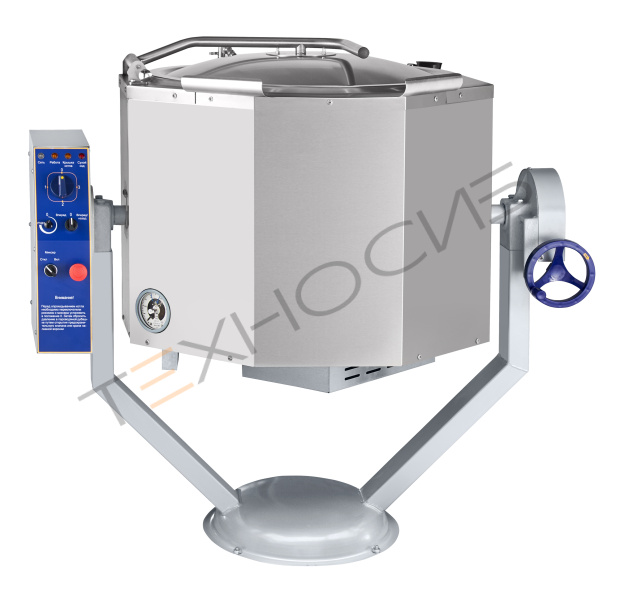 Котел пищеварочный электрический с функциями опрокидывания КПЭМ-100-ОМР Техно-Сиб - Купить с доставкой по всей России