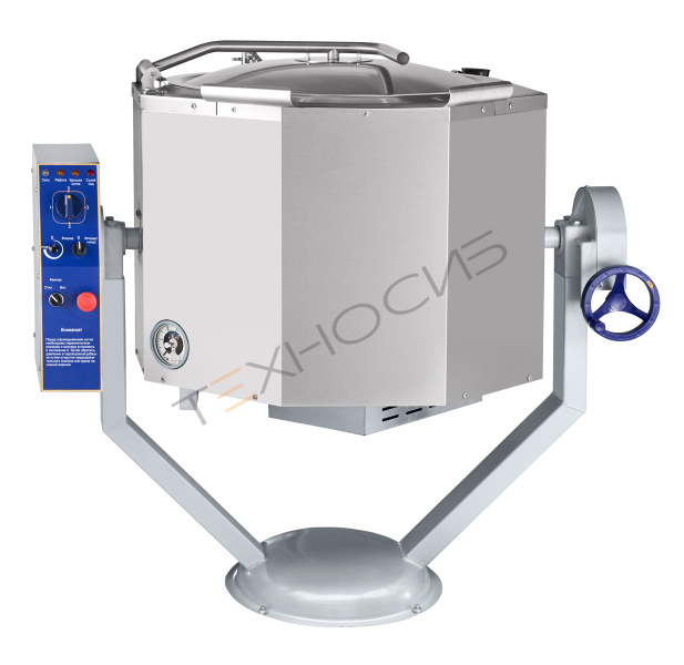 Котел пищеварочный электрический с функциями опрокидывания КПЭМ-100-ОМР Техно-Сиб - Купить с доставкой по всей России 