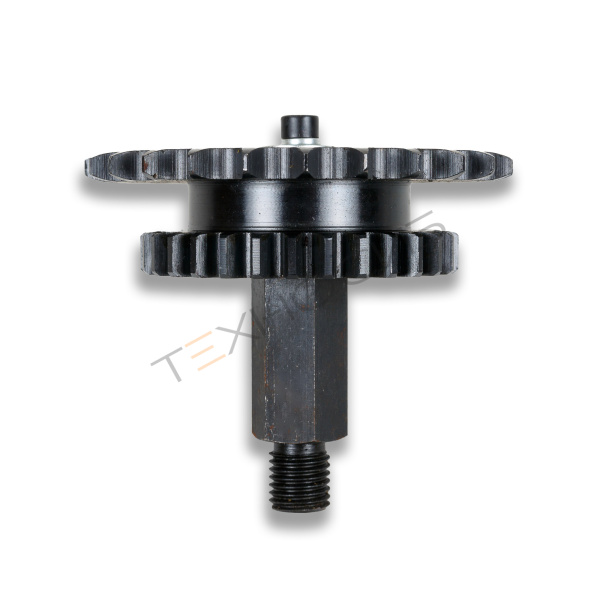 Двойная звездочка привода узла горизонтальной запайки в сборе со стойкой для DXDK-40 Техно-Сиб - Купить с доставкой по всей России 2