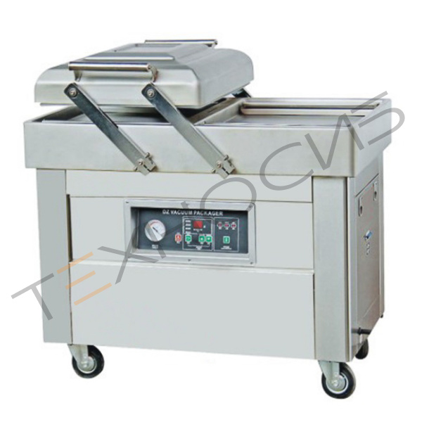 Напольная двухкамерная вакуум-упаковочная машина DZQ-400/2SB SS  Напольная двухкамерная вакуум-упаковочная машина DZQ-400/2SB SS Техно-Сиб - Купить с доставкой по всей России