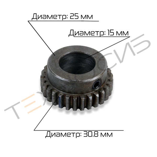 Шестерня вала держателя литер для MY-300A/420A Техно-Сиб - Купить с доставкой по всей России 5