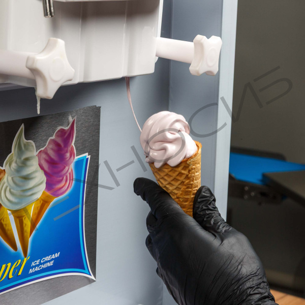 Фризер для мягкого мороженого HIM-03 с функцией ночного хранения и помпой (3 рожка) Техно-Сиб - Купить с доставкой по всей России 11
