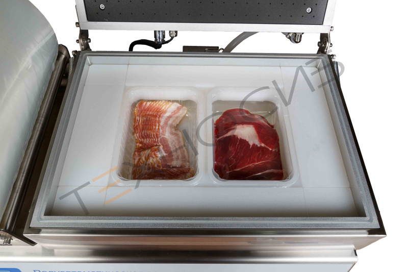 Скин-упаковочная машина HLV-300VST NEW на два лотка (глубина лотка 55 мм) Техно-Сиб - Купить с доставкой по всей России 4