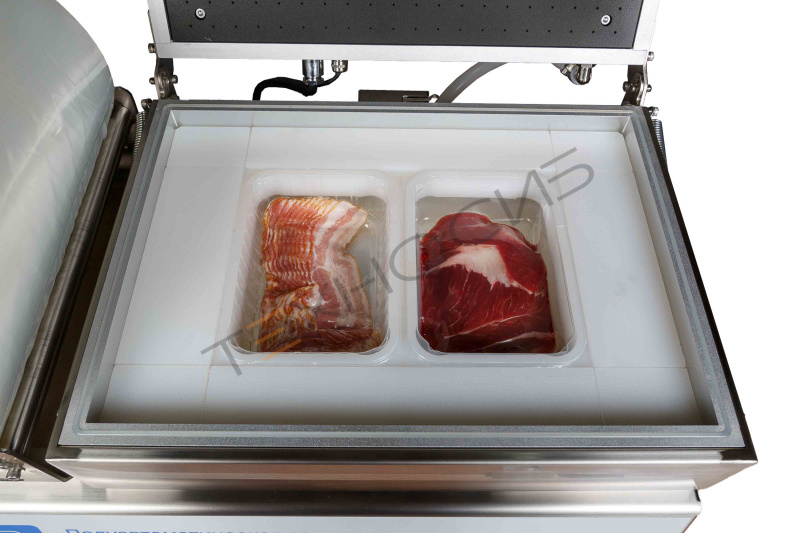 Скин-упаковочная машина HLV-300VST NEW на два лотка (глубина лотка 55 мм) Техно-Сиб - Купить с доставкой по всей России 4