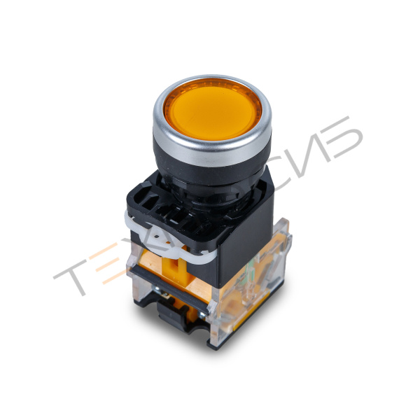 Кнопка панели управления для HS желтая Техно-Сиб - Купить с доставкой по всей России