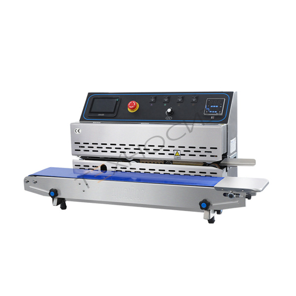 Горизонтальный конвейерный запайщик FRP-810I (нерж, каплеструйный принтер) Техно-Сиб - Купить с доставкой по всей России 