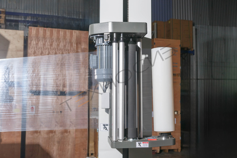 Паллетоупаковщик с моторизированной кареткой с престрейчем HL-1650 (Economical) Техно-Сиб - Купить с доставкой по всей России 7