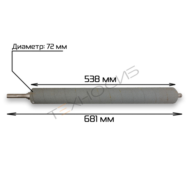 Резиновый вал HL-1500 (OLD) Техно-Сиб - Купить с доставкой по всей России 2