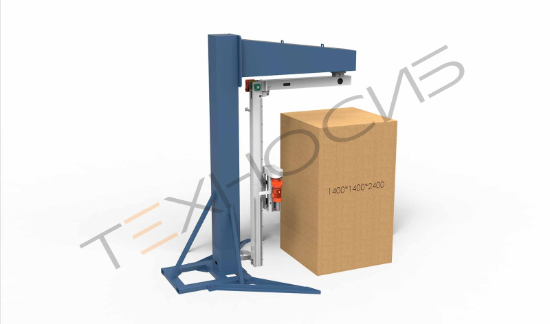 Полуавтоматический паллетообмотчик (паллетоупаковщик) TS100PPS Техно-Сиб - Купить с доставкой по всей России 2