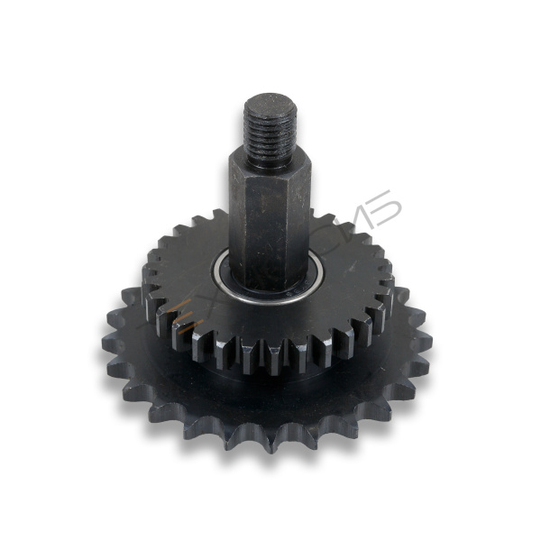 Двойная звездочка привода узла горизонтальной запайки в сборе со стойкой для DXDK-40 Техно-Сиб - Купить с доставкой по всей России 