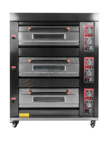 Печь подовая ярусная Miratek BK-39G (газовая) Техно-Сиб - Купить с доставкой по всей России