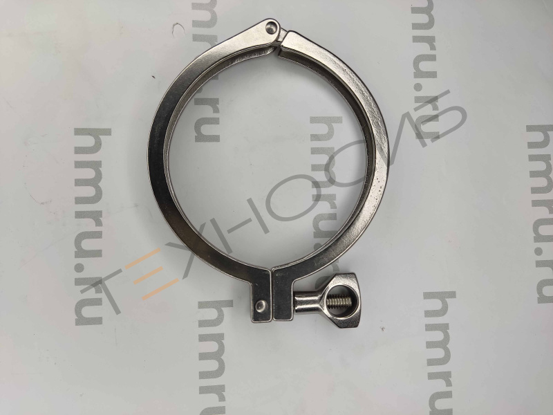 Хомут быстроразъёмного соединения CLAMP SMS 4" (120 мм) Техно-Сиб - Купить с доставкой по всей России 