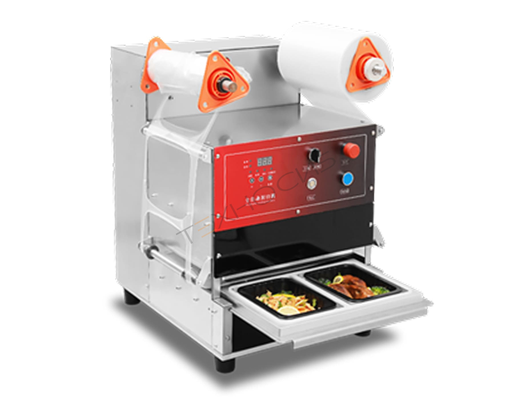 Автоматический запайщик лотков HLS-300TA (142x92*80, 2 лотка за цикл) Техно-Сиб - Купить с доставкой по всей России