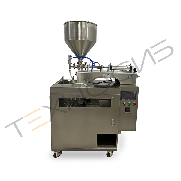 Мини дой-пак линия с поршневым дозатором HLDX-9018G Техно-Сиб - Купить с доставкой по всей России 