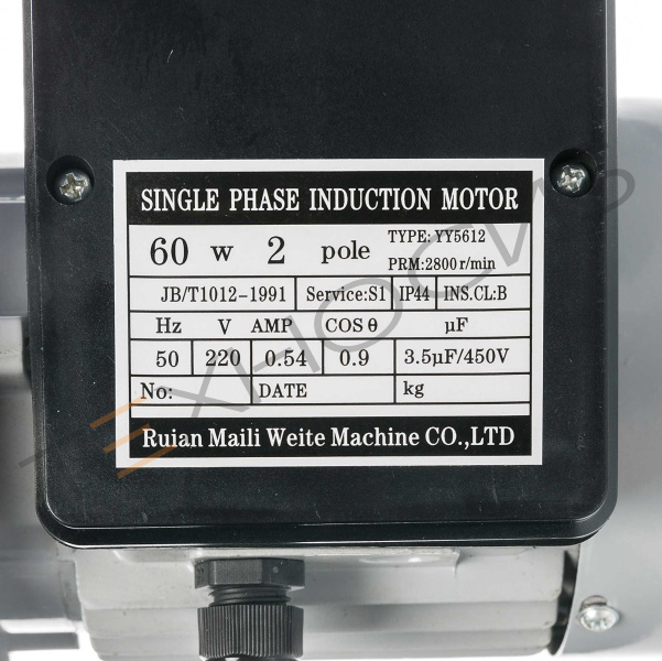 Двигатель вентилятора для термоусадочных тоннелей серии BS-A Техно-Сиб - Купить с доставкой по всей России 2