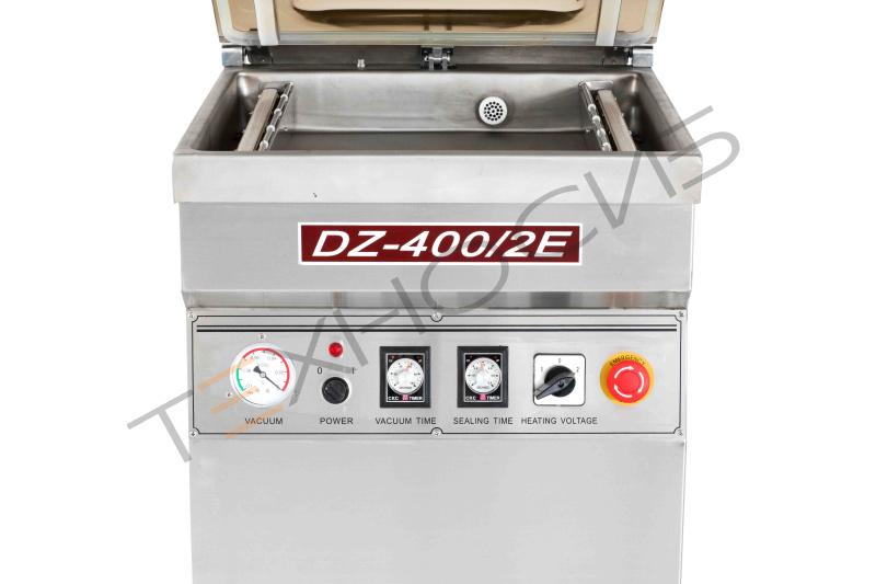 Напольный вакуумный упаковщик DZQ-400/2E (нерж., газ) Техно-Сиб - Купить с доставкой по всей России 4