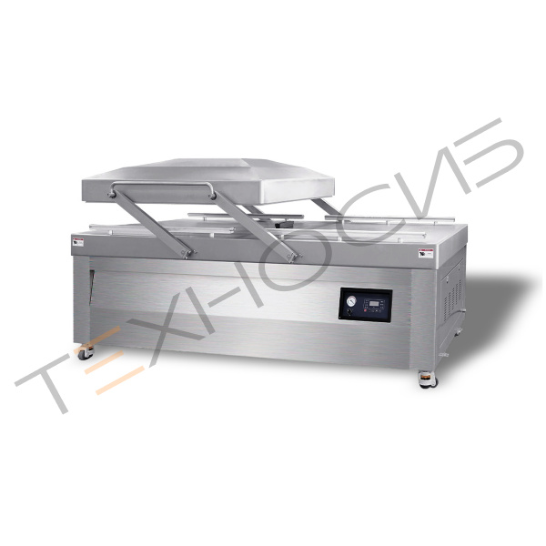 Напольная двухкамерная вакуум-упаковочная машина HVC-1100S/2B (нерж., газ, автоподъем крыш) Техно-Сиб - Купить с доставкой по всей России 