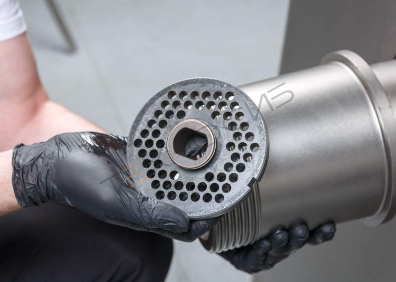 Волчок одношнековый DRB-JR 120 (нерж. корпус) Техно-Сиб - Купить с доставкой по всей России 17