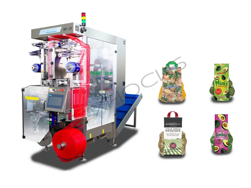 Автоматическая машина для упаковки овощей и фруктов в сетку WD-35 Техно-Сиб - Купить с доставкой по всей России 9