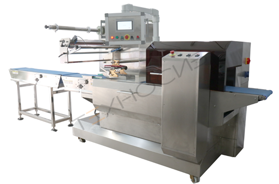 Автоматическая горизонтальная упаковочная машина с нижней подачей пленки DXDZ-520WX Техно-Сиб - Купить с доставкой по всей России 