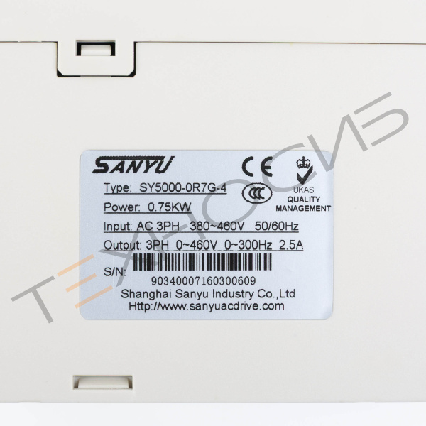 SY5000-0R7G-4 (0.75kW, 380V) Преобразователь частоты Техно-Сиб - Купить с доставкой по всей России 3