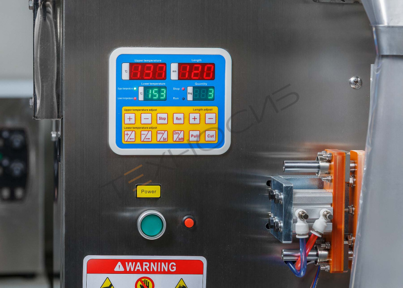 Автоматическая фасовочно-упаковочная машина DXDK-Q1000 Эко (пакет-подушка,W пленки 190-450 мм,форм. 80,130,210мм, датер, еврослот) Техно-Сиб - Купить с доставкой по всей России 16