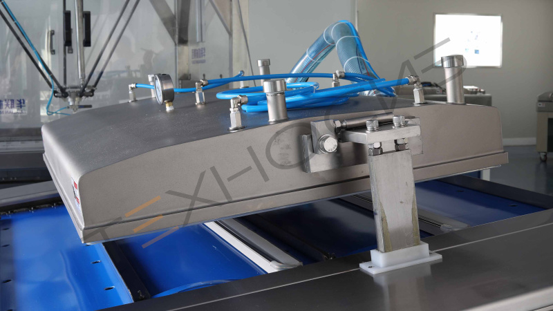 Автоматическая вакуум упаковочная машина конвейерного типа HVB-1020F/1 (DZ-1020F) Техно-Сиб - Купить с доставкой по всей России 9