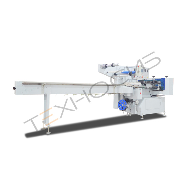 Горизонтальная упаковочная машина DXDZ-590A/180 (3 servo, ПОФ, bag L 150-350 mm, S - 330, bag W 30-180 mm, H 30-105 mm) Техно-Сиб - Купить с доставкой по всей России