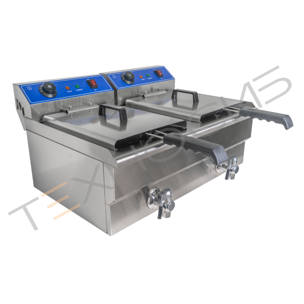 Фритюрница (2 емкости) HEF-10L Техно-Сиб - Купить с доставкой по всей России