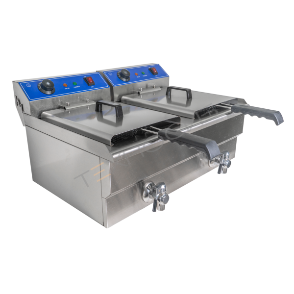 Фритюрница (2 емкости) HEF-10L Техно-Сиб - Купить с доставкой по всей России 