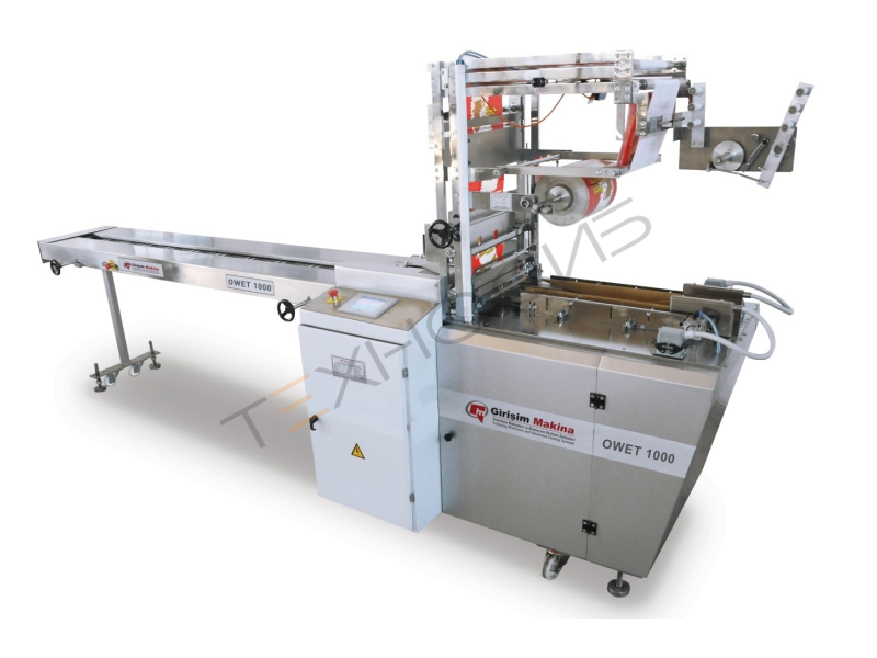 Горизонтальная упаковочная машина в упаковку типа конверт OWET 1000 Техно-Сиб - Купить с доставкой по всей России 