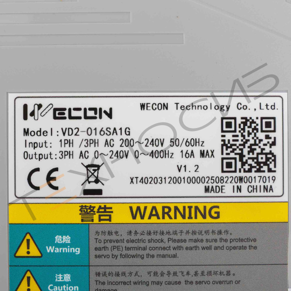 Контроллер сервопривода Wecon VD2-016SA1G для DXDZ-450XD Техно-Сиб - Купить с доставкой по всей России 3