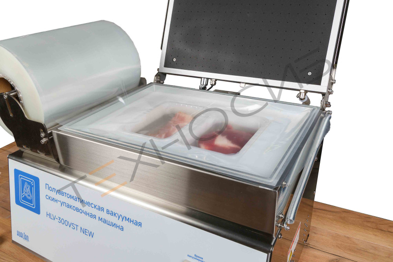 Скин-упаковочная машина HLV-300VST NEW на два лотка (глубина лотка 55 мм) Техно-Сиб - Купить с доставкой по всей России 16