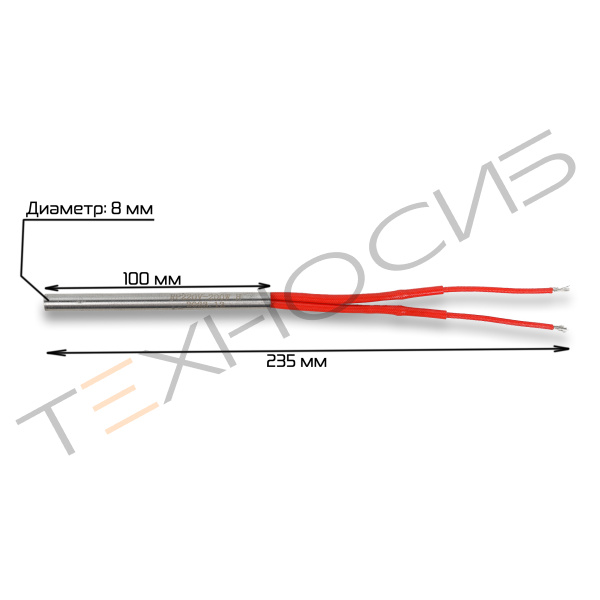 ТЭН 200Вт/220В для FRB-640 Техно-Сиб - Купить с доставкой по всей России 2
