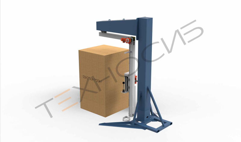 Полуавтоматический паллетообмотчик (паллетоупаковщик) TS100PPS Техно-Сиб - Купить с доставкой по всей России 3