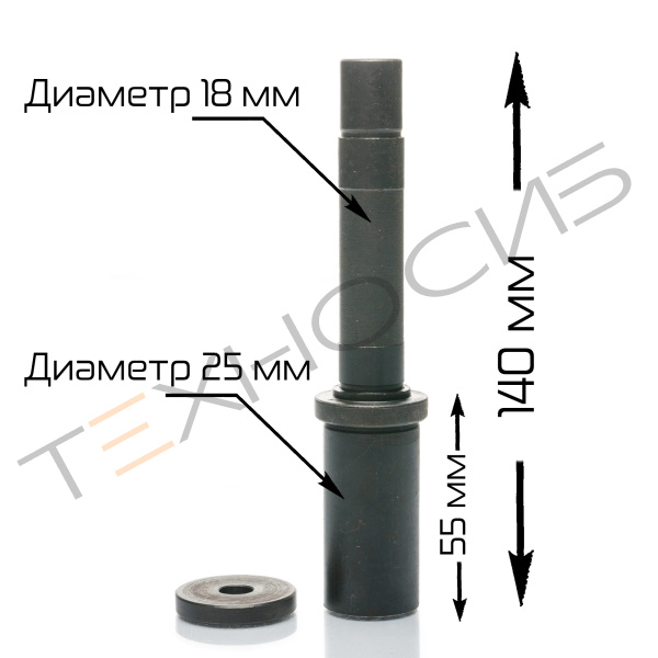 Вал в сборе с косозубой шестерней для DXDK-40II Техно-Сиб - Купить с доставкой по всей России 5