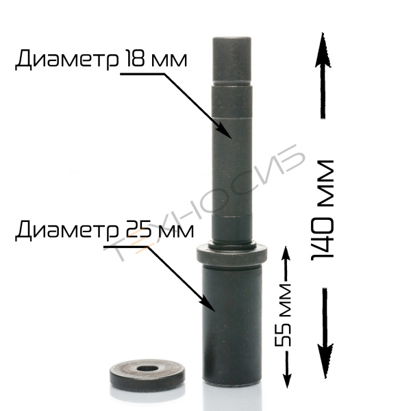 Вал в сборе с косозубой шестерней для DXDK-40II Техно-Сиб - Купить с доставкой по всей России 5