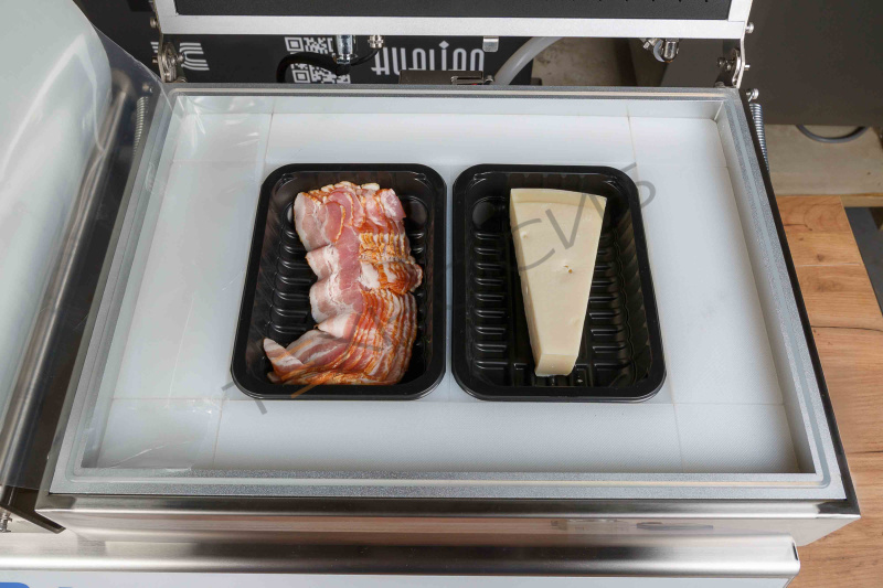 Скин-упаковочная машина HLV-300VST NEW на два лотка (глубина лотка 55 мм) Техно-Сиб - Купить с доставкой по всей России 22