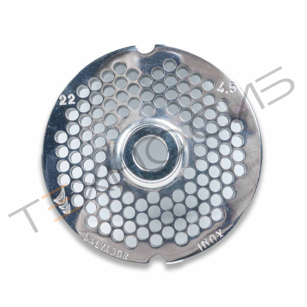 З/ч для мясорубки LM-22/P: решетка отв. 4,5 мм Техно-Сиб - Купить с доставкой по всей России 