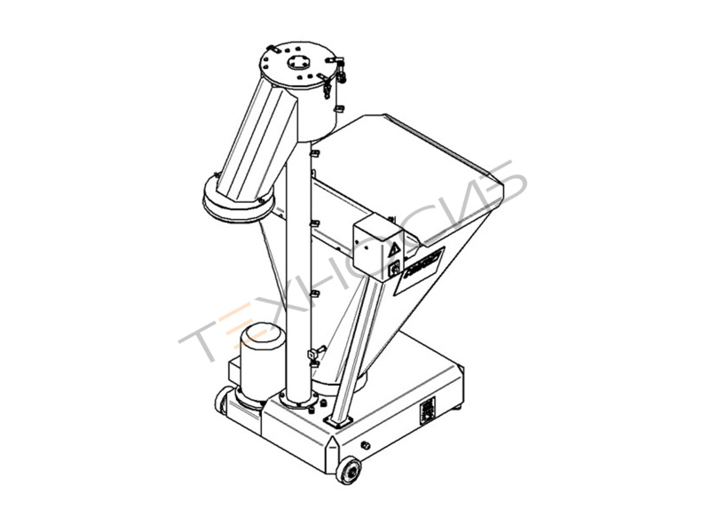 Мукопросеиватель вертикальный  МПВЕ-4 с мешкоопрокидывателем Техно-Сиб - Купить с доставкой по всей России 2