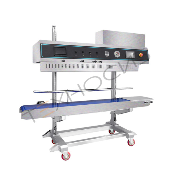 Вертикальный конвейерный запайщик FRP-1120LH (SS) (нерж.,каплеструйный принтер,откачка/наполн. возд) Техно-Сиб - Купить с доставкой по всей России