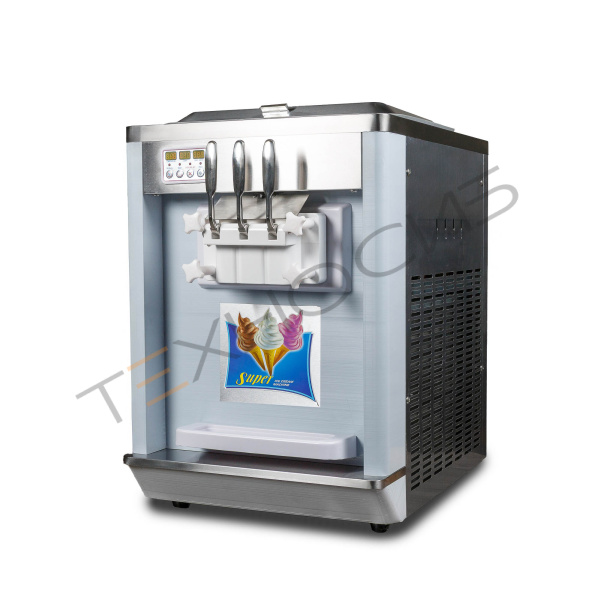 Фризер для мягкого мороженого HIM-03 с функцией ночного хранения и помпой (3 рожка) Техно-Сиб - Купить с доставкой по всей России